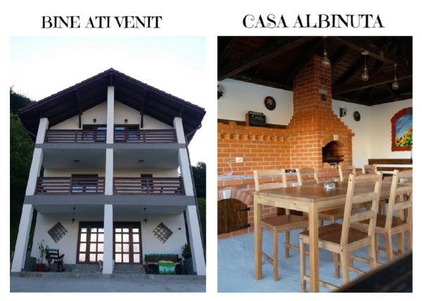 På billedet ses objektet Casa Albinuța beliggende i byen Căciulata.