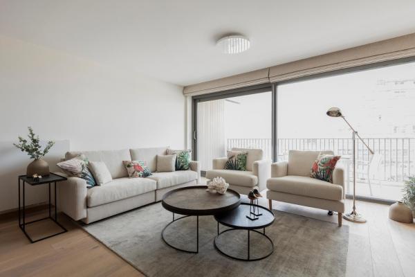 A la foto es mostra l'objecte Strand Appartement met Zwembad situat a la ciutat de Oostende.