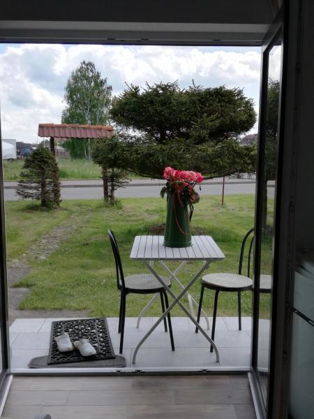 Auf dem Foto ist das Objekt Pokoj hotelowy bis dwu osobowy in der Stadt Łeba zu sehen.