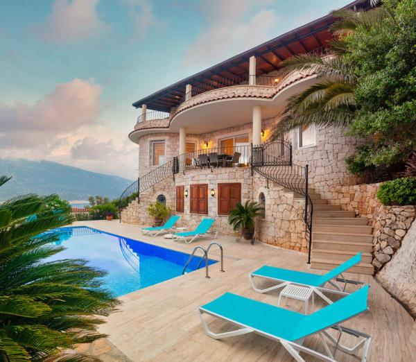 A la foto es mostra l'objecte Villa Palm Kaş situat a la ciutat de Kas.
