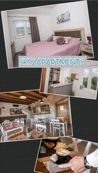Na zdjęciu widoczny jest obiekt Sky Airport Apartments położony w mieście Močići.