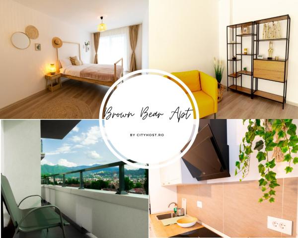 Brown Bear Apt. Boho Style Bedroom W/ City View & Free Parking - 布拉索夫