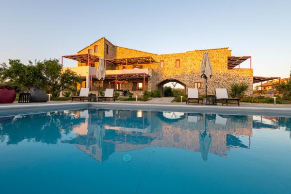 På billedet ses objektet Abeloessa Methonian Hospitality beliggende i byen Methoni.