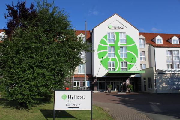 På billedet ses objektet H+ Hotel Erfurt beliggende i byen Obernissa.