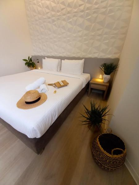 The photo shows the Modern apartment with sea view in Cupecoy located in the city of Cupecoy.