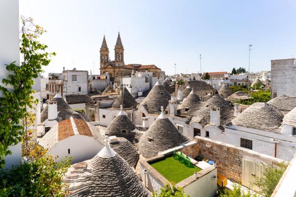 A la foto es mostra l'objecte Palazzo Scotto situat a la ciutat de Alberobello.