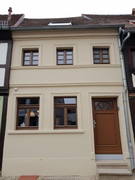 På bildet vises objektet Ferienhaus an der Salzkirche som ligger i byen Staffelde.
