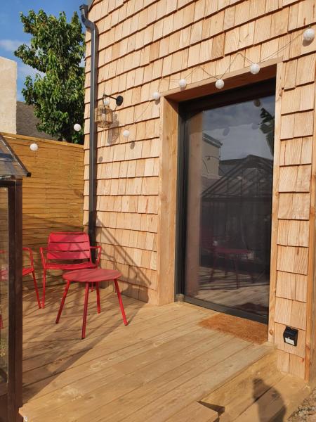 På billedet ses objektet Tiny House Cosy 2 - Angers Green Lodge beliggende i byen Angers.