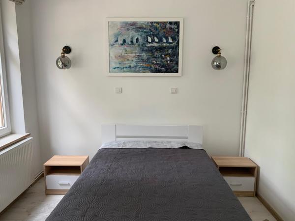 Na fotografii je vidět objekt Apartamenty Stacja nacházející se ve městě Reszel.