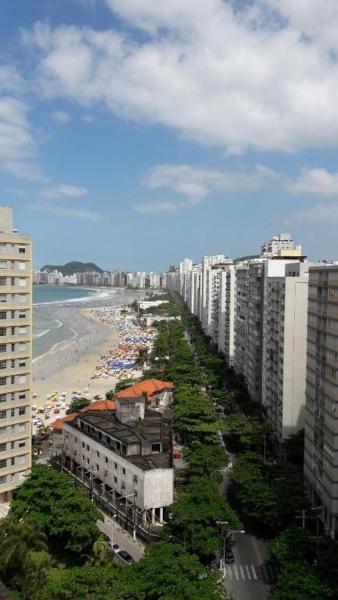 På billedet ses objektet PÉ NA AREIA - COM SERVIÇO DE PRAIA beliggende i byen Guarujá.