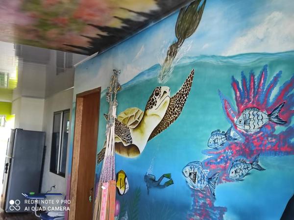 Na zdjęciu widoczny jest obiekt Hostal mis dos ángeles położony w mieście Santiago.