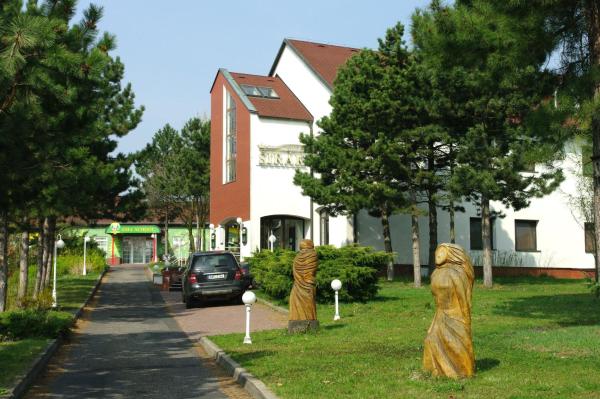 På billedet ses objektet Hotel Širák beliggende i byen Most.