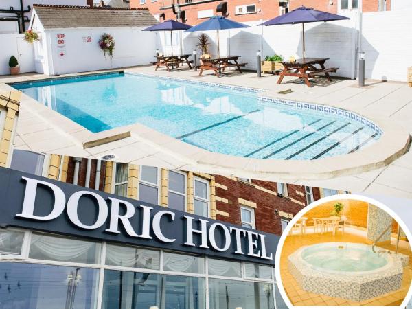 På billedet ses objektet Doric Hotel beliggende i byen Blackpool.