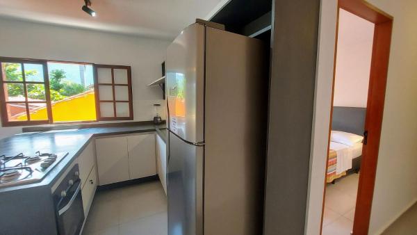 Fotografie 5: Algodão - Novo Flat com Piscina, 50mts da praia, churrasqueira privativa, ar con, wi-fi, netflix, garagem