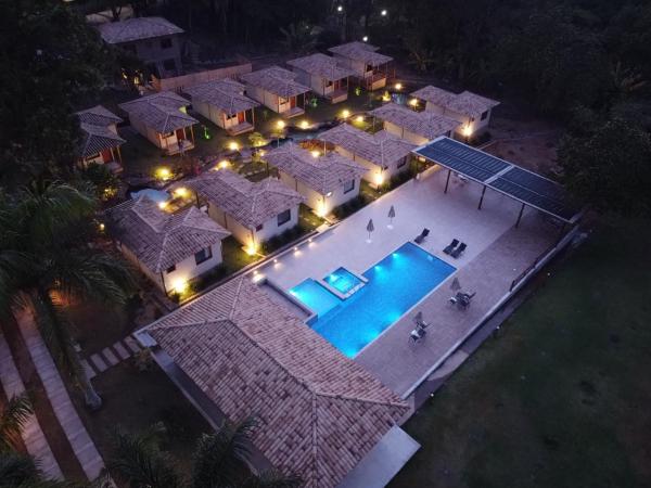 På billedet ses objektet Pousada Villa Recanto dos Lagos beliggende i byen Bonfim.