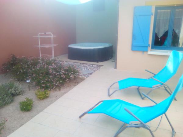 A la foto es mostra l'objecte Gîte chaleureux avec jacuzzi situat a la ciutat de Saint-Rabier.