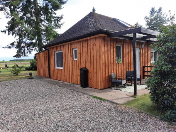 The photo shows the Ferienhaus Max mit Sauna located in the city of Leese.