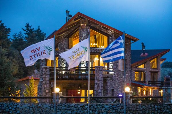 A la foto es mostra l'objecte ViP Chalet 4 Seasons situat a la ciutat de Arachova.