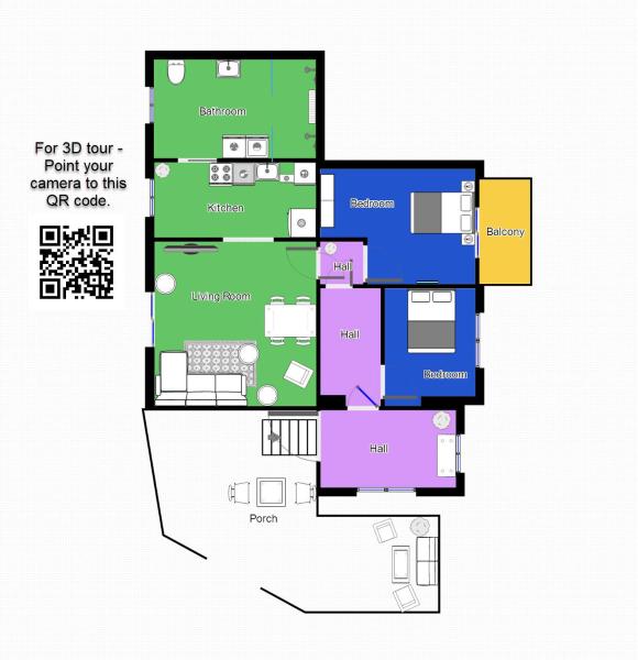 Foto 5: aday - 2 bedroom apartment with Patio