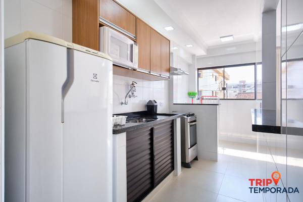 A la foto es mostra l'objecte Apartamento com ar condicionado à 100 metros da praia - Edifício Ibiza situat a la ciutat de Ubatuba.
