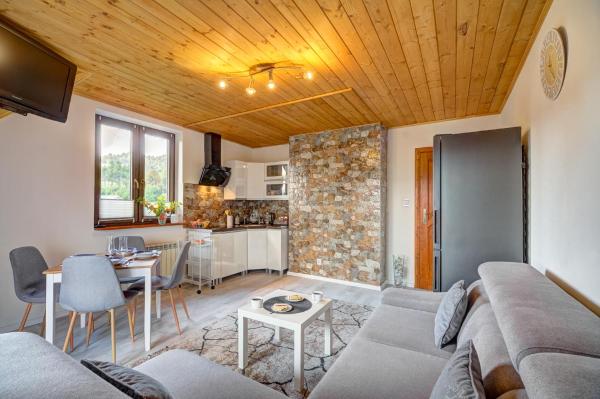 Auf dem Foto ist das Objekt Apartamenty Szwarcowa in der Stadt Tylicz zu sehen.