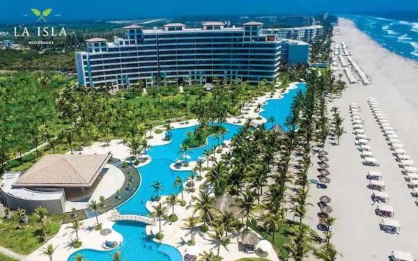 Na fotografii je vidět objekt DEPARTAMENTO DE LUJO EN ACAPULCO DIAMANTE nacházející se ve městě Acapulco.