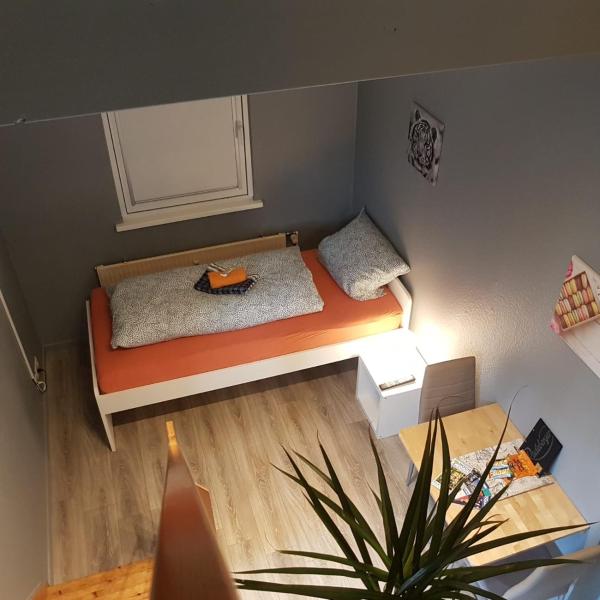 A la foto es mostra l'objecte Stadtnah an der Förde 104 situat a la ciutat de Tastrup.