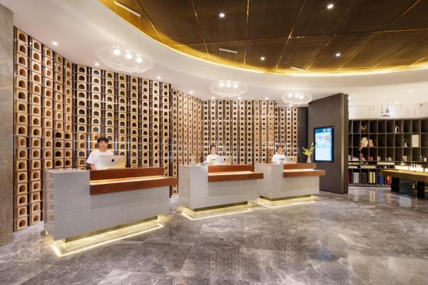 På billedet ses objektet Atour Hotel Yan'an Luyi Park beliggende i byen Yan'an.