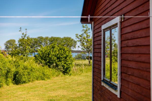 A la foto es mostra l'objecte Fårösunds Semesterby situat a la ciutat de Fårösund.