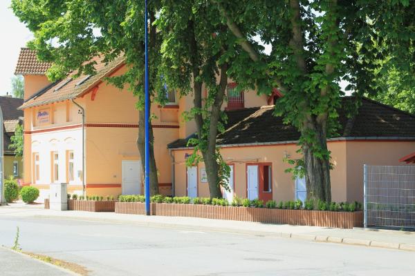 Na foto é possível ver o objeto Pension Am Ostbahnhof localizado na cidade de Gotha.