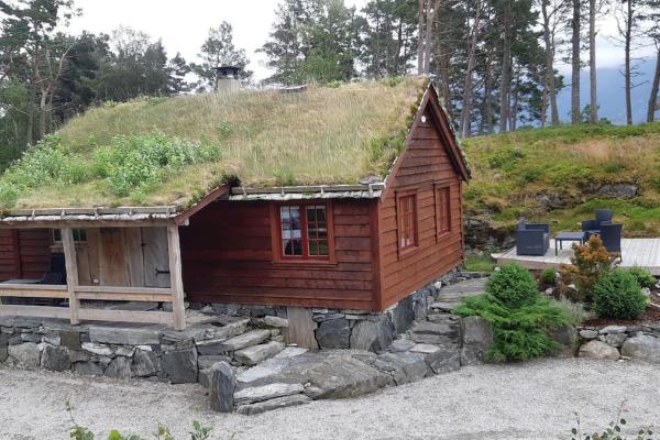 Na zdjęciu widoczny jest obiekt Klævold utleigehytte położony w mieście Berge.