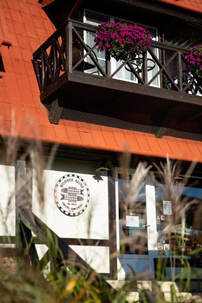 A la foto es mostra l'objecte Mėlynojo karpio namas situat a la ciutat de Ventė.