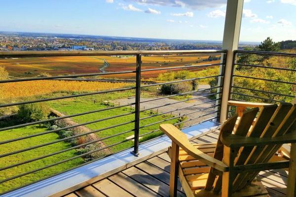 A la foto es mostra l'objecte FULLY AIR-CONDITIONED, ENTIEREMENT CLIMATISEE La Maison de l'Ecu, charme et vue incroyable situat a la ciutat de Beaune.