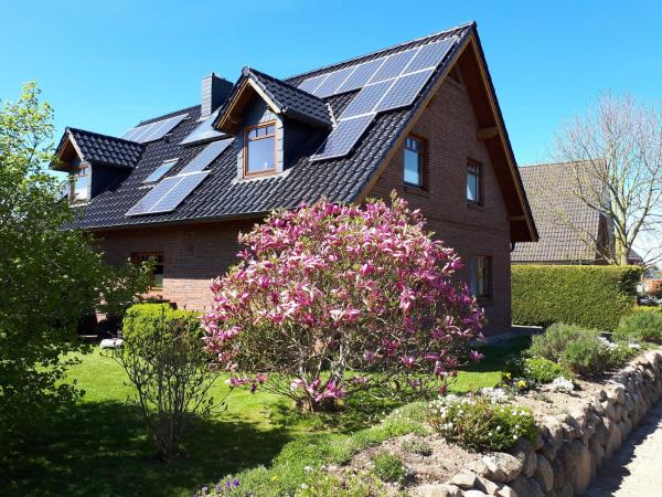 På billedet ses objektet Ferienwohnung Fuge in Kappeln an der Schlei beliggende i byen Grummark.