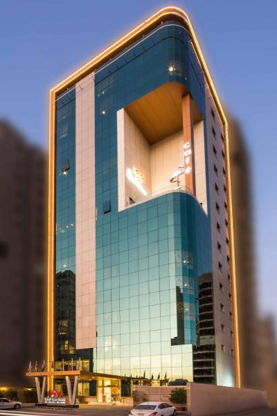 A la foto es mostra l'objecte Al Malqa Elite Hotel situat a la ciutat de Riad.