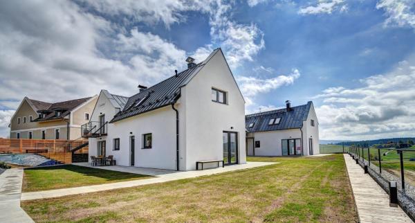 På bildet vises objektet Apartmán Lipno - Dvě Zátoky som ligger i byen Hruštice.