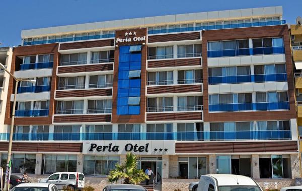 En la foto se muestra el objeto Perla Hotel ubicado en la ciudad de Bademli.