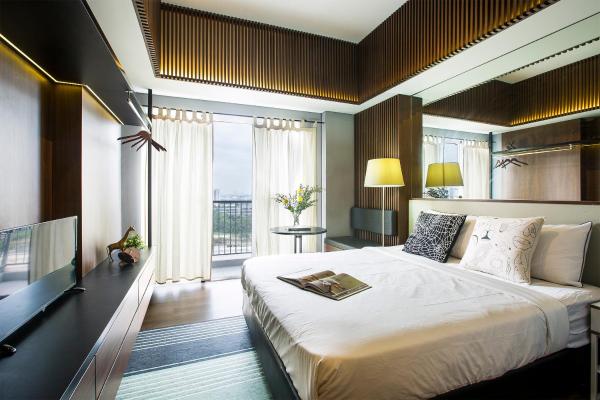 写真にはKedeper市にあるFutura Studio-Modern Apartment near CBD BSDが写っています。