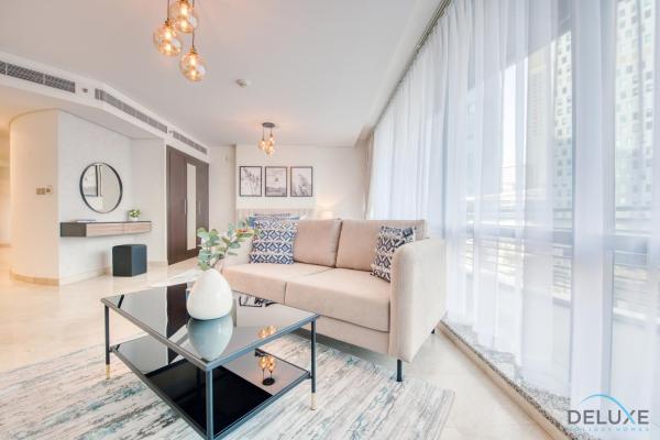 Na fotografii je vidět objekt Tranquil Studio at Sky Gardens DIFC by Deluxe Holiday Homes nacházející se ve městě Dubaj.