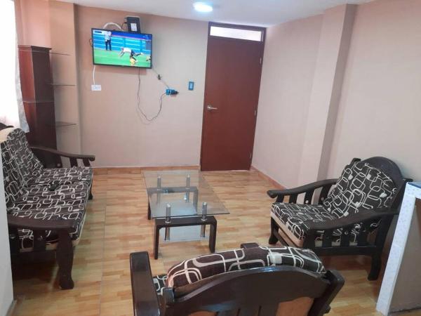 A la foto es mostra l'objecte 402 Comfy Apt WiFi kitchen SmartTV Central at Callao situat a la ciutat de Lima.