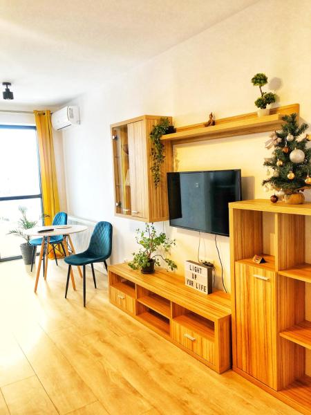 A la foto es mostra l'objecte Hils Pallady Bucharest apartments situat a la ciutat de Frumuşani.