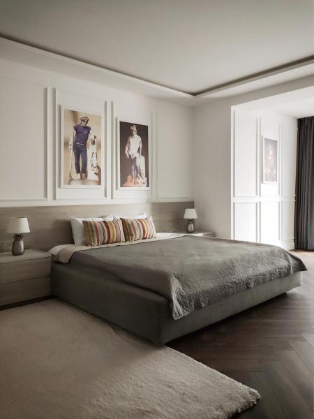 A la foto es mostra l'objecte Modern Classic 2 bedroom apartment near Most City situat a la ciutat de Dnipró.