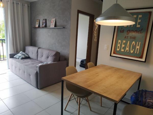 På billedet ses objektet Apartamento para 6, Gaivotas nos Ingleses beliggende i byen Florianópolis.