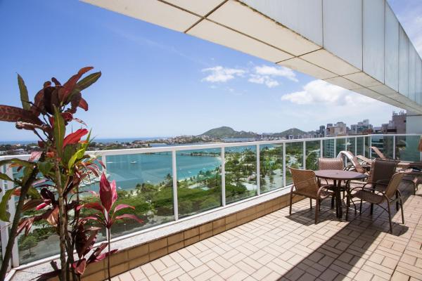 写真にはGuajuru市にあるPraia do Canto Apart Hotelが写っています。