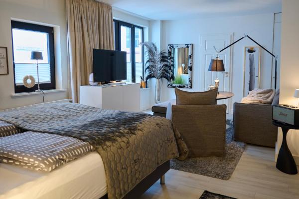 A la foto es mostra l'objecte Ferienwohnung SCHMUCKSTERN situat a la ciutat de Flensburg.