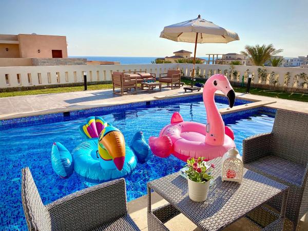 A la foto es mostra l'objecte Hurghada Sahl Hasheesh sea-view Villa with private pool situat a la ciutat de Hurghada.