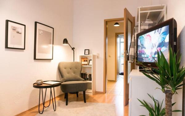A la foto es mostra l'objecte gemütliche Wohnung mit perfekter Anbindung situat a la ciutat de Kaisitz.