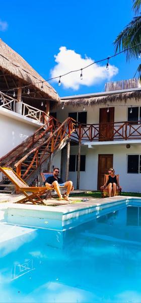 På billedet ses objektet Hotel Xa´an Bacalar beliggende i byen Bacalar.