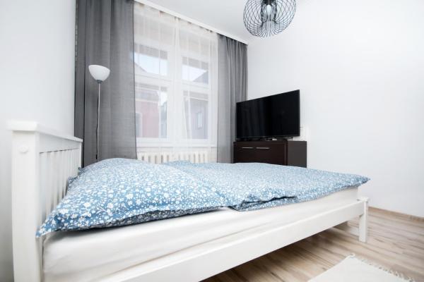 Na zdjęciu widoczny jest obiekt Apartament Marysia Sławno położony w mieście Sławno.