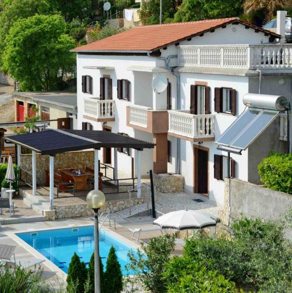 Holiday House In Rabac With Sea View, Air Conditioning, Wifi, Washing Machine 577-1 - Istrie Peninsula